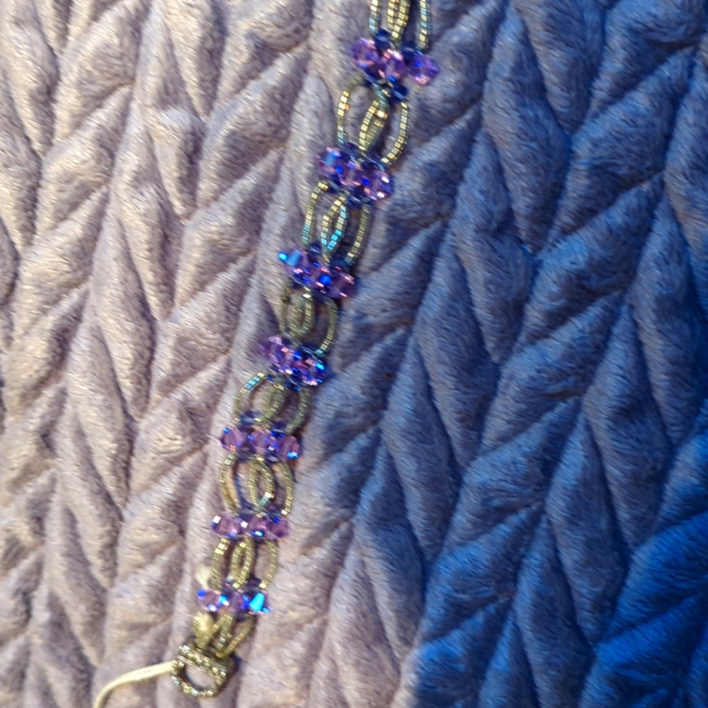 Bracelet Swarovski Crystals and dead beadd